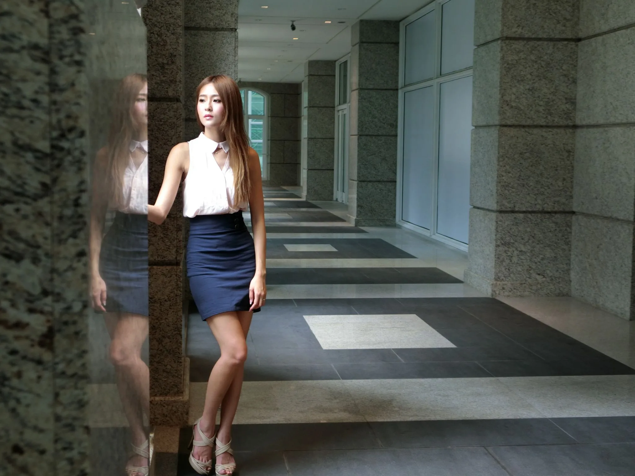 [Tập đặc biệt của Beautyleg] Winnie Xiaoxue - Buổi chụp ảnh ngoại cảnh tại khu mua sắm Xinyi - 96