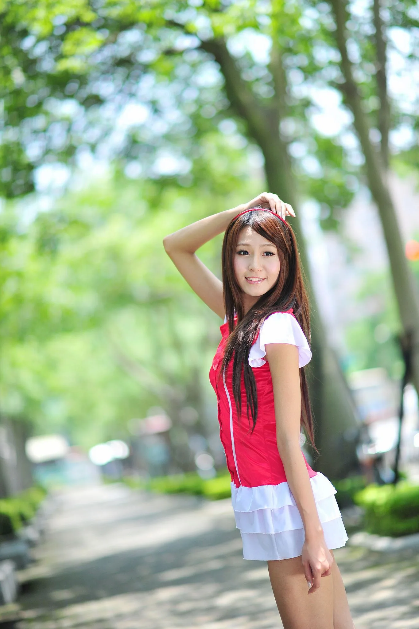 [Tập đặc biệt của Beautyleg] Winnie Xiaoxue - Chụp ảnh với váy đồng phục học sinh - 36