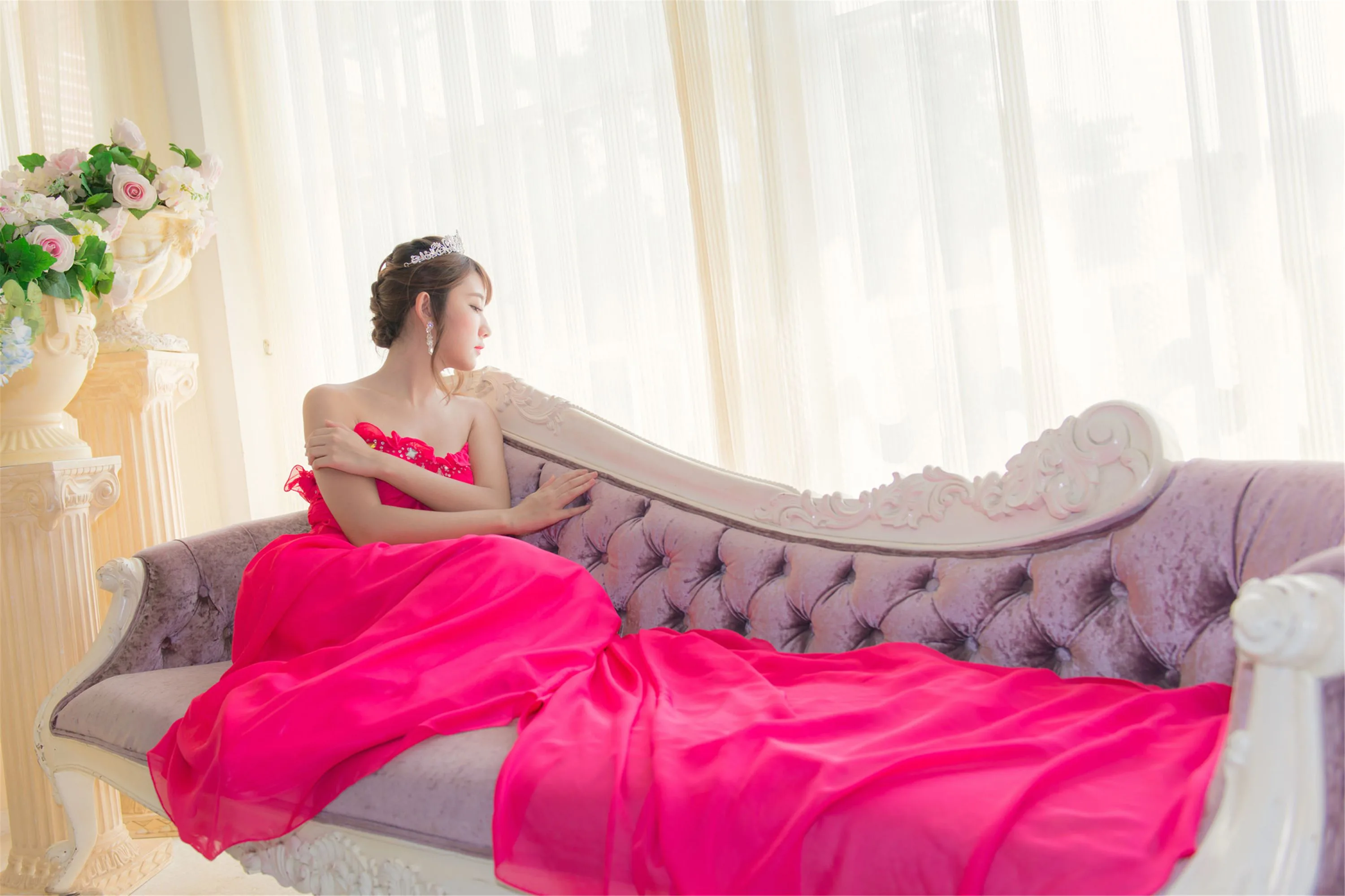 [Vẻ đẹp Đài Loan] Vẻ đẹp thanh lịch Hsu Ching-Lin - Hoa hồng nở rộ - 9